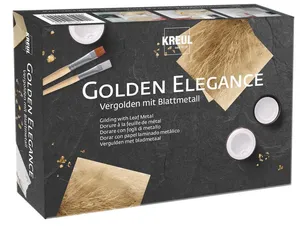 GOLDEN ELEGANCE KREUL Vergoldungsset mit Metallfolien, KREUL